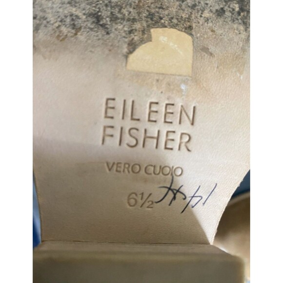 Eileen Fisher Perry $245 Women's Booties Boots Size 6.5 Leather Tan - Picture 13 of 13